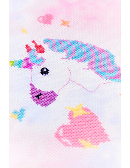 DMC 5.5 Printed Aida Fabric for Embroidery - Sunset