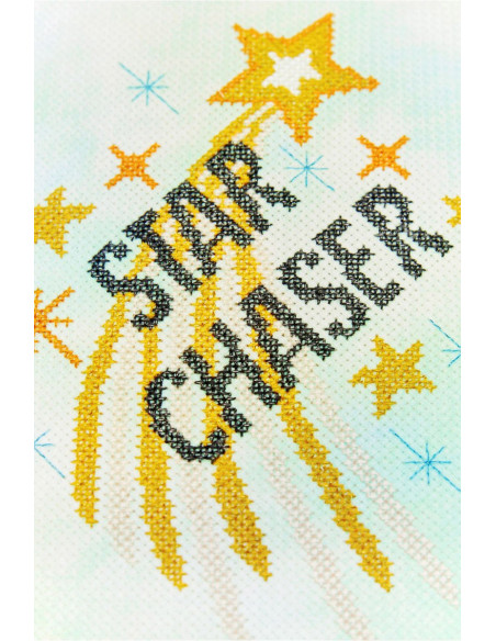 DMC 5.5 Aida fabric printed for embroidery - Morning Dew