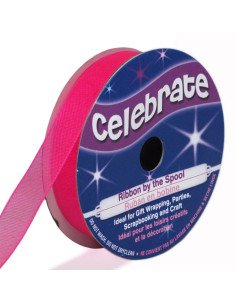 Celebrate fuchsia organza ribbon - 9 mm x 8 m