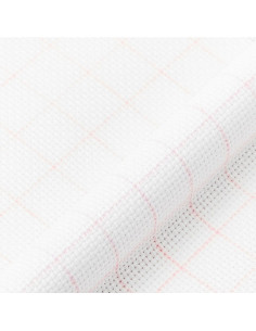 Aida 5.5 Magic Guide Embroidery Fabric DMC - White