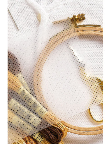 Soluble canvas fabric DMC