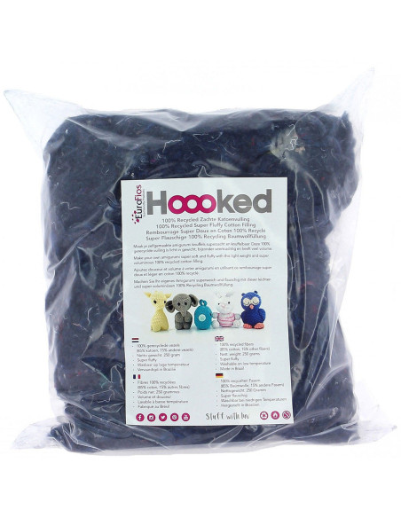 Hoooked Stuffing Fiber 250 g - Storm Gray