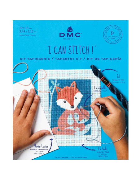 DMC Children's Canvas Kit - Gaspard the Fox