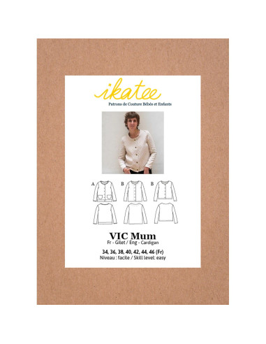 Vic Mum Vest Pattern - Ikatee