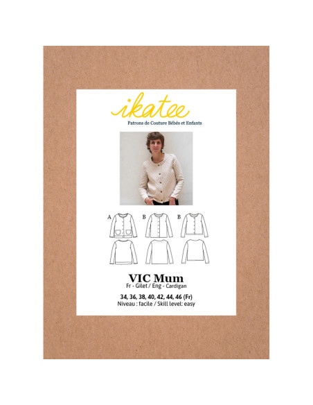 Vic Mum Vest Pattern - Ikatee