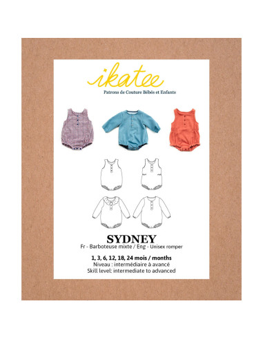 Sydney Romper Pattern - Ikatee