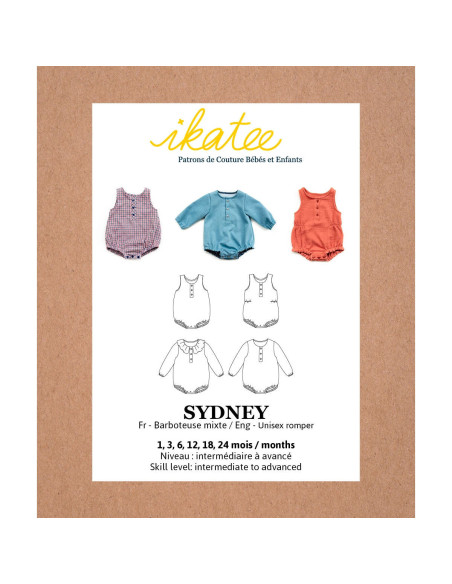 Sydney Romper Pattern - Ikatee