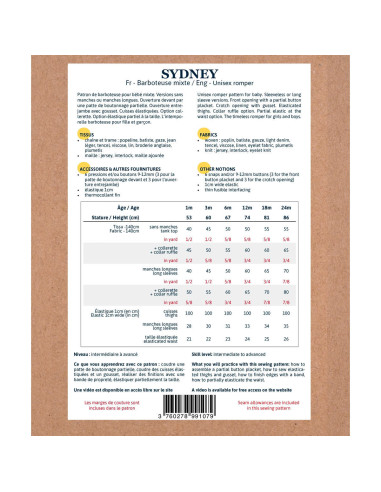 Sydney Romper Pattern - Ikatee