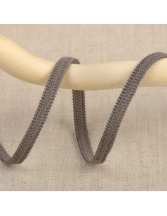 Soft elastic 5 mm - Dark gray