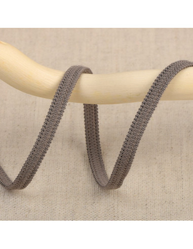 Soft elastic 5 mm - Dark gray