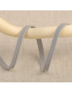 Soft elastic 5 mm - Light gray