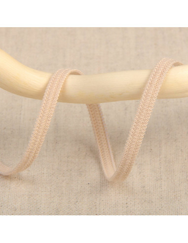 Soft elastic 5 mm - Beige