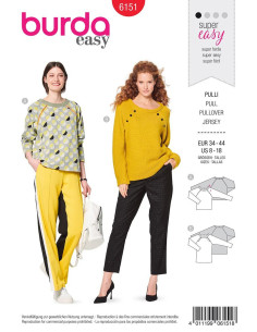 Sweater pattern - Burda 6151