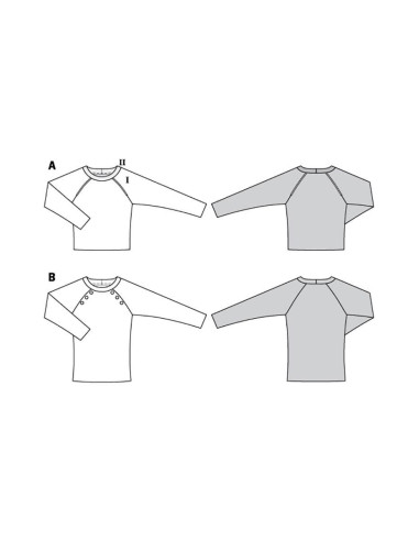 Sweater pattern - Burda 6151
