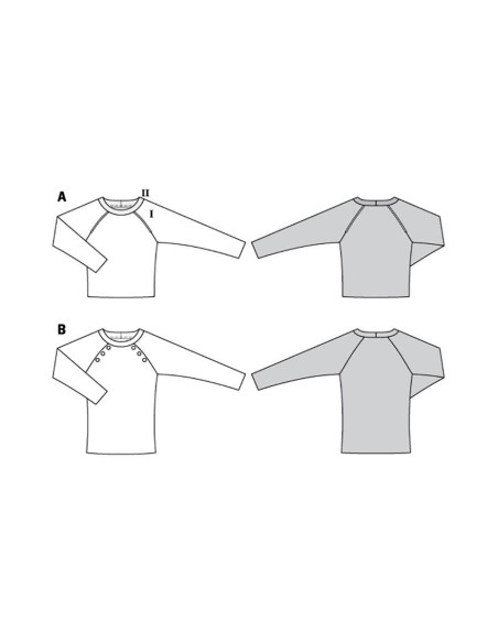 Sweater pattern - Burda 6151