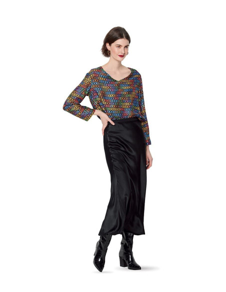 Blouse and Dress Pattern - Burda 6155