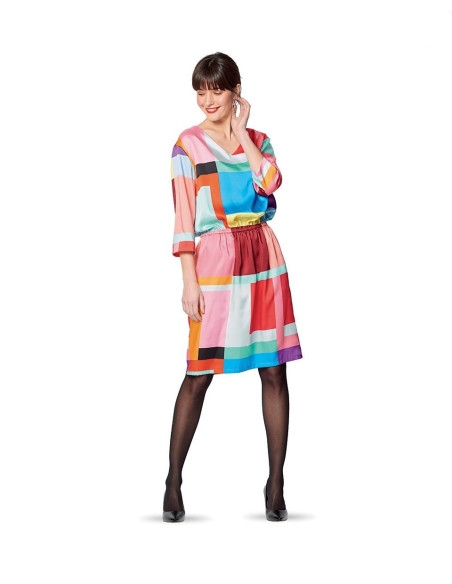 Blouse and Dress Pattern - Burda 6155