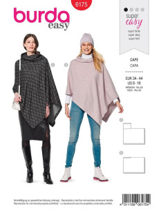 Cape pattern - Burda 6175