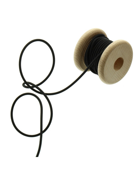 Elastic cord 3.00 mm - Black