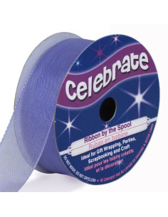 Celebrate organza ribbon lavender - 20 mm x 5 m