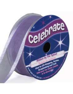 Celebrate organza ribbon lavender - 20 mm x 4 m