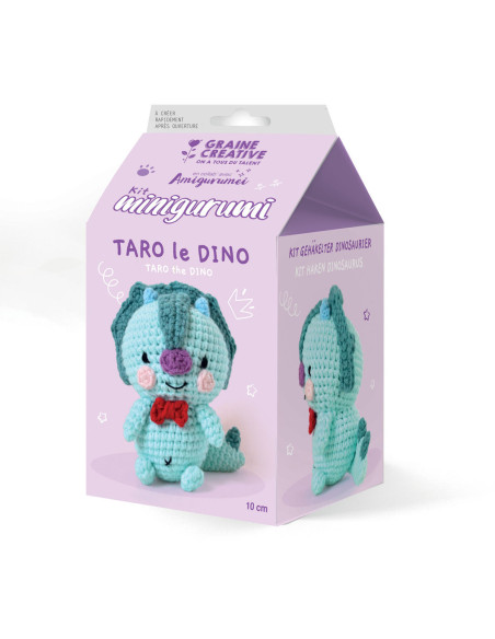 Crochet kit minigurumi - Taro the dino