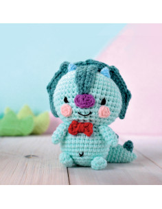 Crochet kit minigurumi - Taro the dino 2