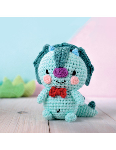 Crochet kit minigurumi - Taro the dino