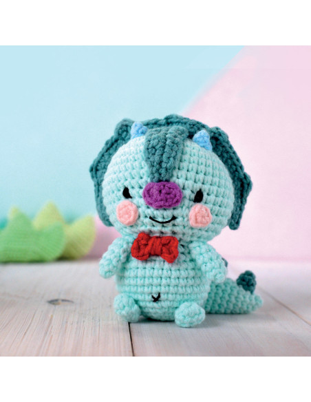 Crochet kit minigurumi - Taro the dino