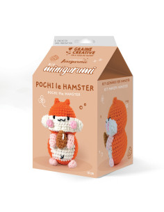 Minigurumi Crochet Kit - Pochi the Hamster