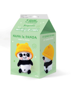 Crochet kit minigurumi - Nana the panda