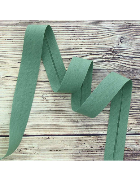 Organic cotton bias - Olive green