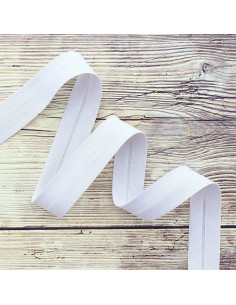 Organic cotton bias - Pearl gray