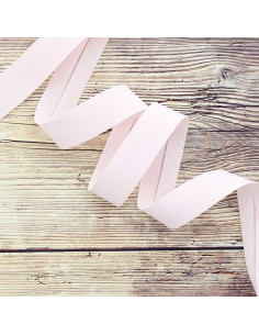 Organic cotton bias - Powder pink