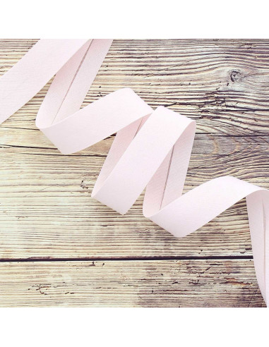 Organic cotton bias - Powder pink