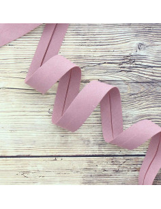 Organic cotton bias - Old pink