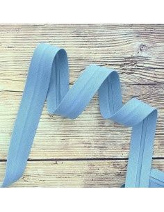 Organic cotton bias - Denim blue