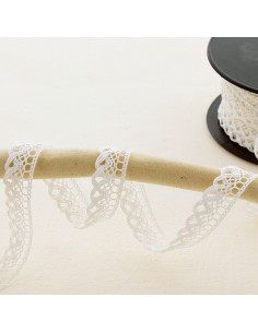 10mm Scalloped Lace - Ecru