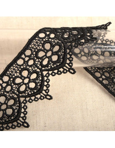 Daisy guipure - Black
