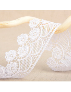 Guipure flowers - White