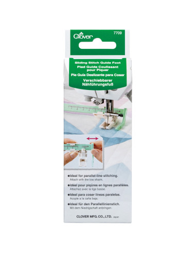 Quilting guide foot for sewing machine