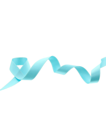 Satin ribbon - Icy blue
