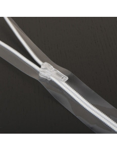 Transparent plastic closure