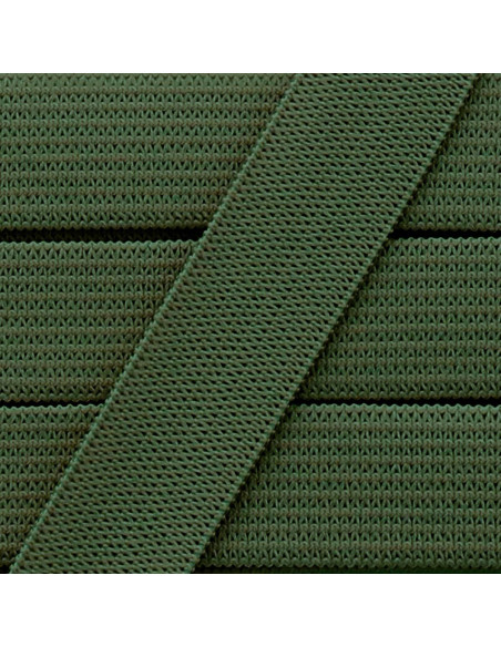 Soft elastic 15 mm - Khaki