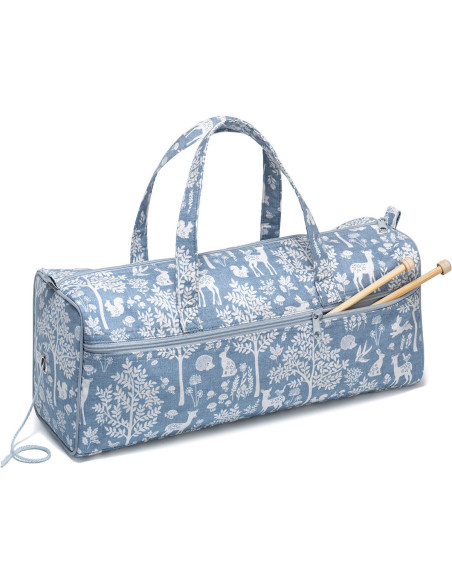 Woodland knitting project bag