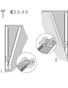 Pfaff invisible zipper foot 2