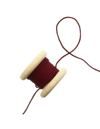 2.5 mm Elastic Cord - Bordeaux