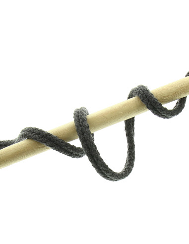 Raw double piping cord - Brown