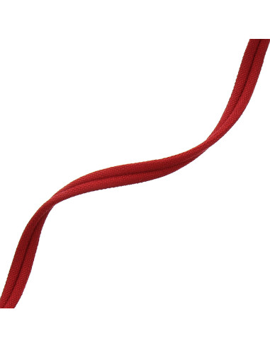 Double piping covered cord - Red