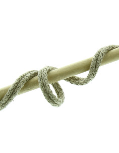 Raw double piping cord - Natural